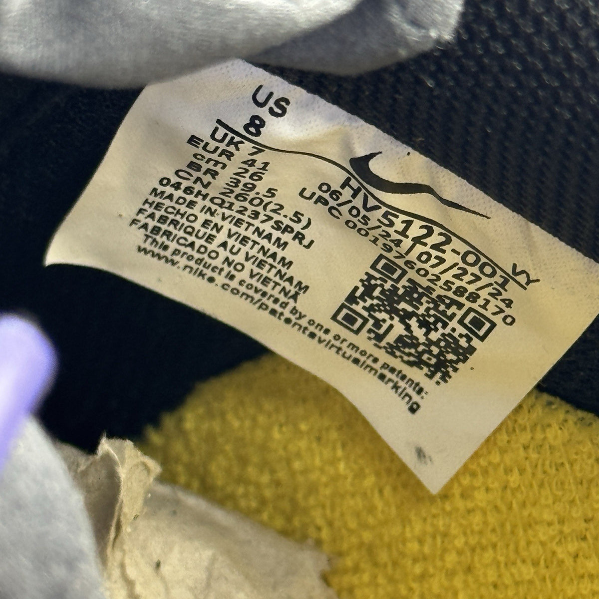 Nike Air Force 1 Kobe Bryant Lakers Away Sneakers, photo 9