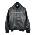 Supreme x Nike Logo Embroidered Button Down Leather Jacket（写真1）