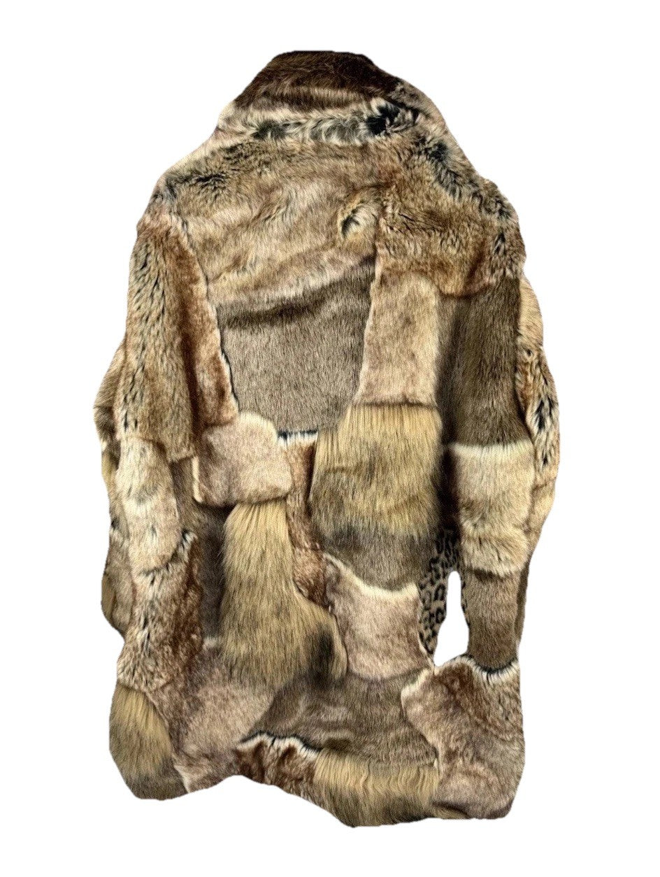Supreme x Maison Margiela Patchwork Faux Fur Coat, photo 2