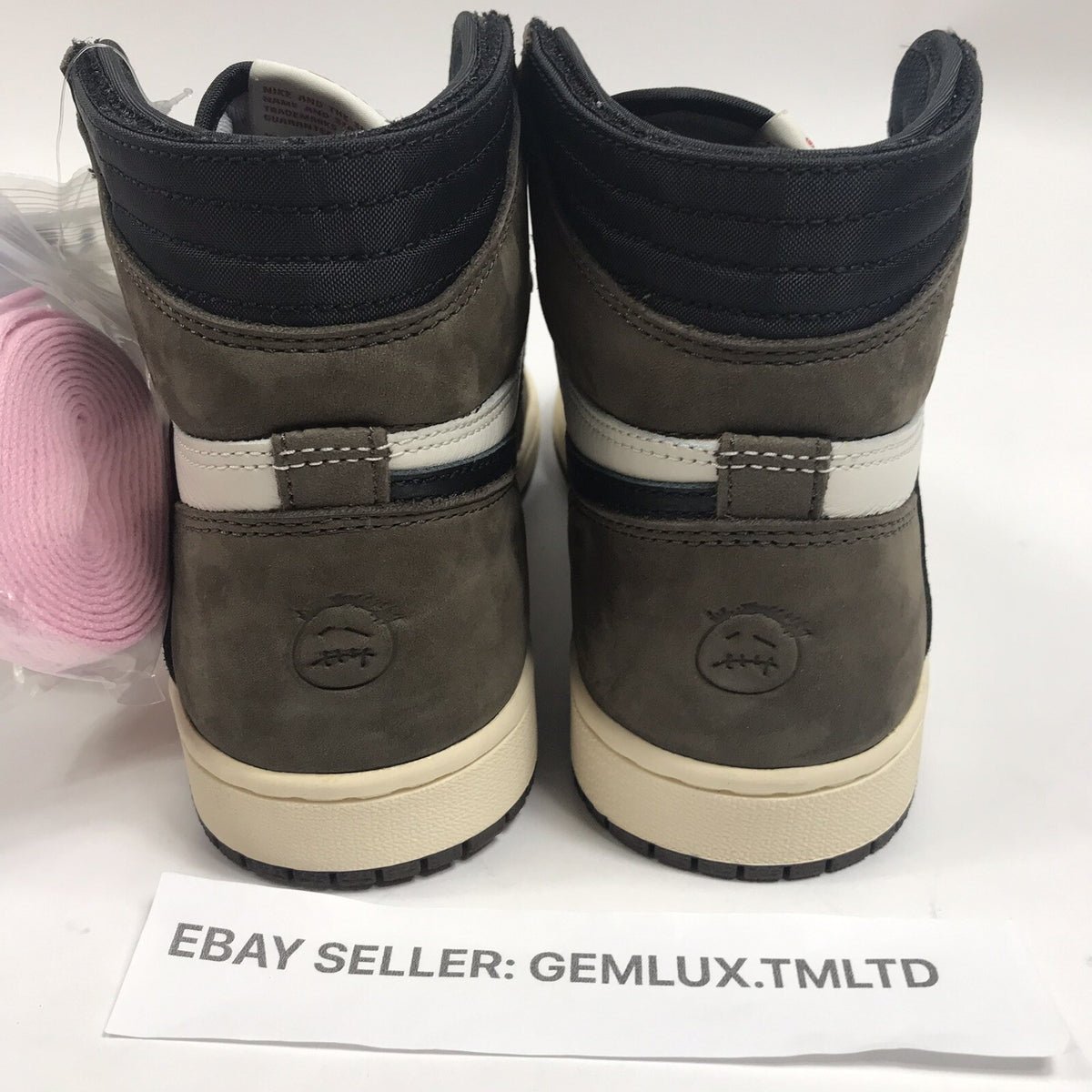 Nike Air Jordan 1 x Travis Scott Sail/mocha High-top Trainers, photo 4