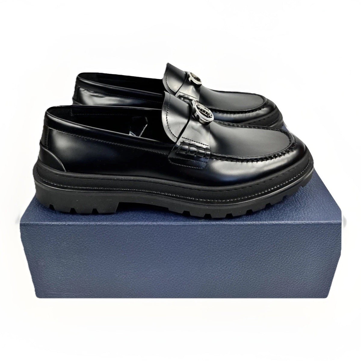 Dior CD Polished Calfskin Loafers, photo 1