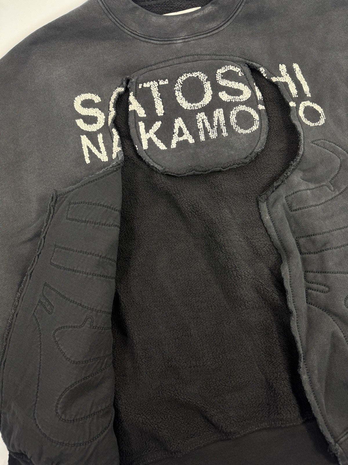 Satoshi Nakamoto Bone Crewneck Sweater, photo 5