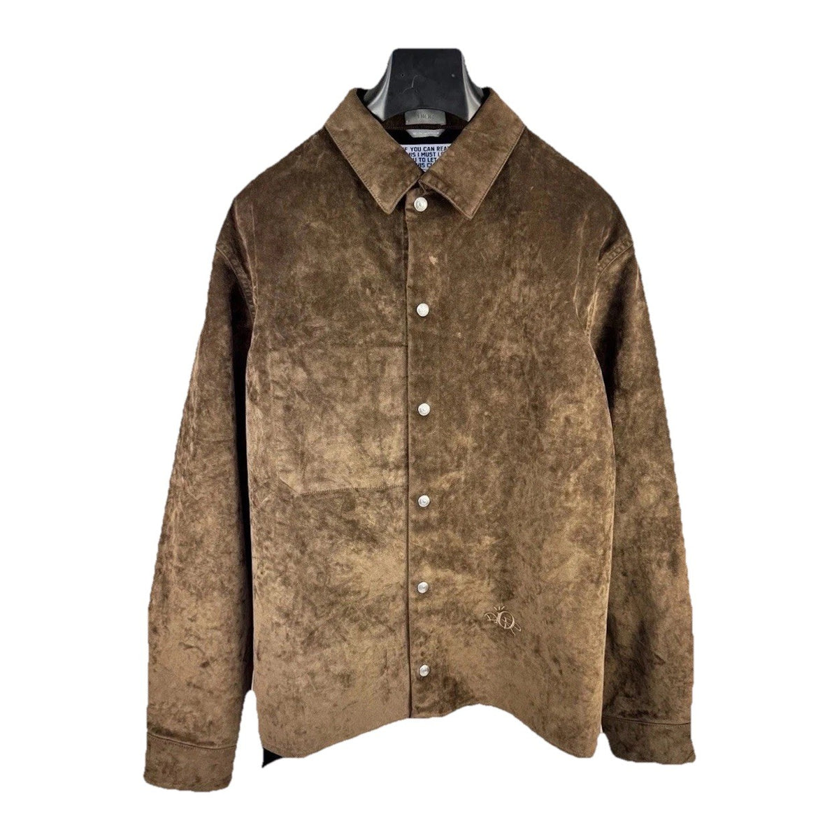Dior x Travis Scott Cactus Jack Logo Embroidered Suede Jacket, photo 1