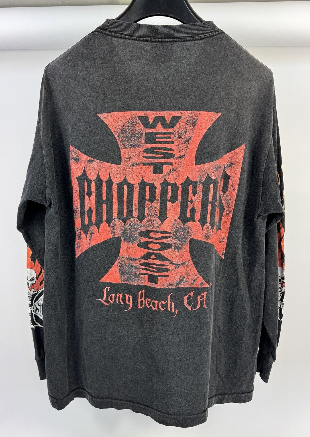 West Coast Choppers For Life Vintage Long Sleeve T-Shirt, photo 5
