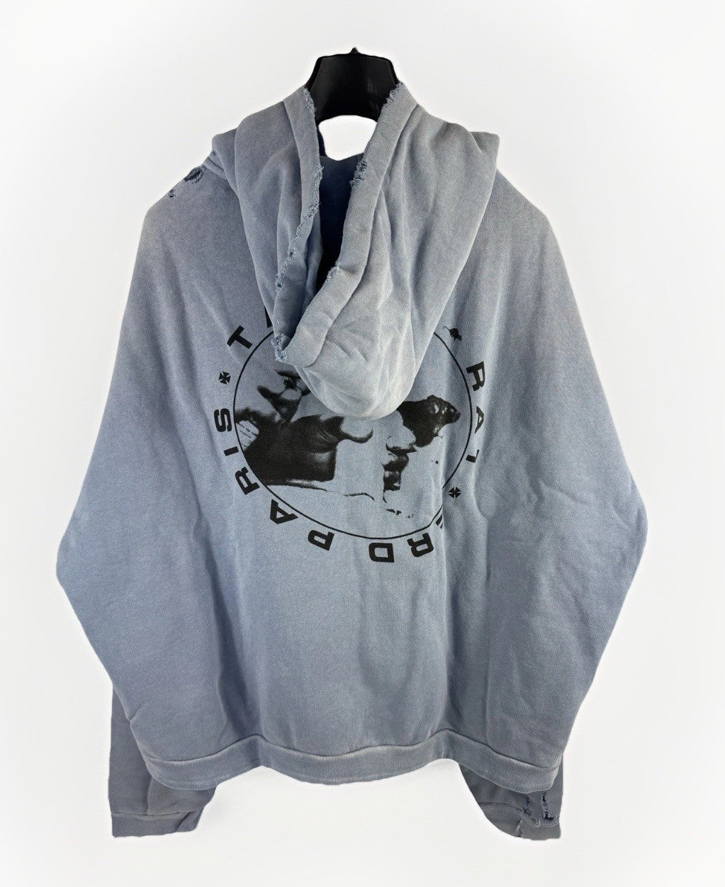 Enfants Riches Deprimes Tabac Rat Distressed Zip Hoodie, photo 1