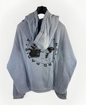 Enfants Riches Deprimes Tabac Rat Distressed Zip Hoodie（写真1）