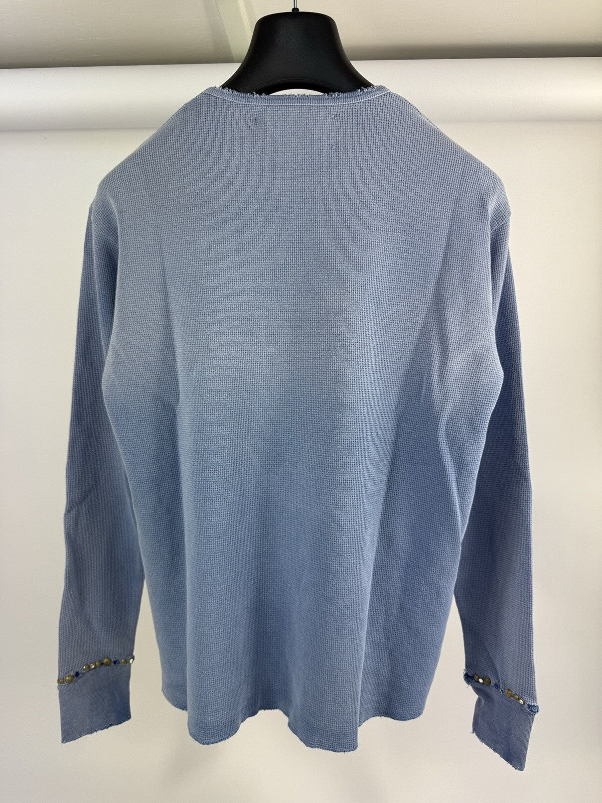 Satoshi Nakamoto Logo Printed Studded Fleece T-Shirt, photo 4