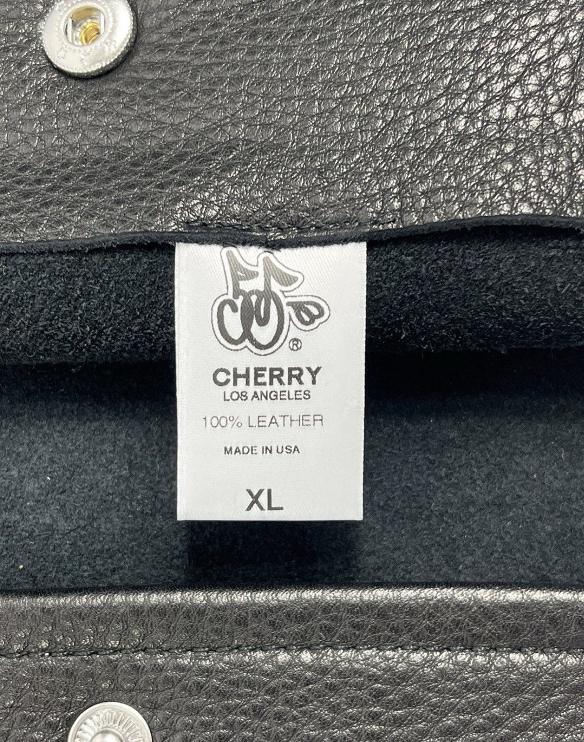 Cherry LA Genuine Leather Biker Vest, photo 6