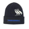 Dsquared2 Drake OVO Capsule Embellished Wool Knit Beanie Black, photo 1