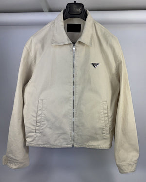 Prada Triangle Logo Oversized Denim Jacket, photo 2