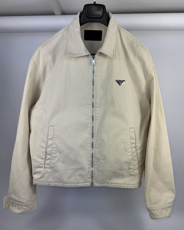 Prada Triangle Logo Oversized Denim Jacket, photo 2