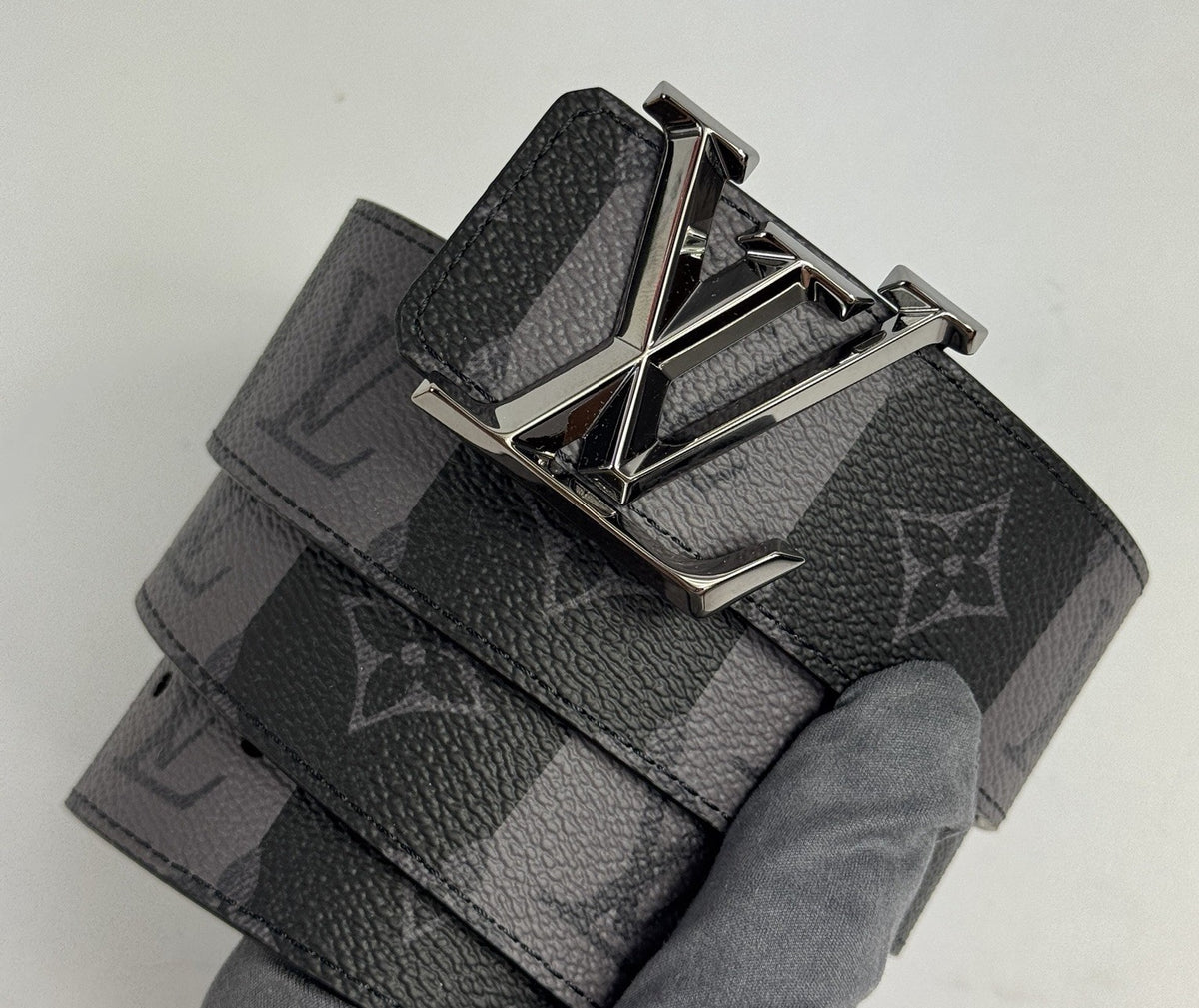 Louis Vuitton x Nigo Pyramide Stripes 40mm Reversible Belt M0469S, photo 3