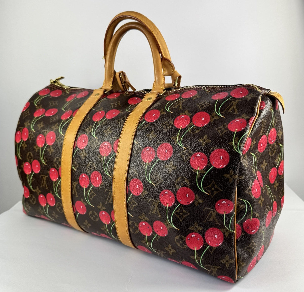 Louis Vuitton x Takashi Murakami Cherry Monogram 45 Keepall Duffle 2005 Cerises, photo 4