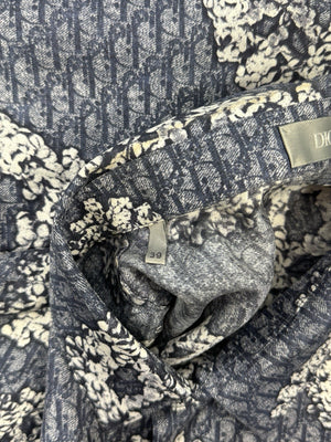 Dior x Denim Tears Oblique Print Silk Shirt، الصورة 3