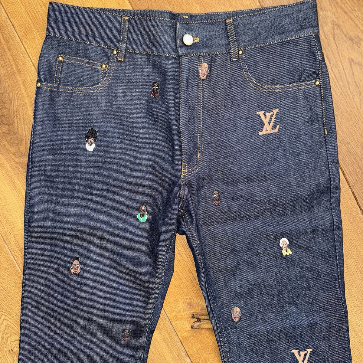 Louis Vuitton x Pharrell Henry Tyler Embroidered Jeans, photo 3