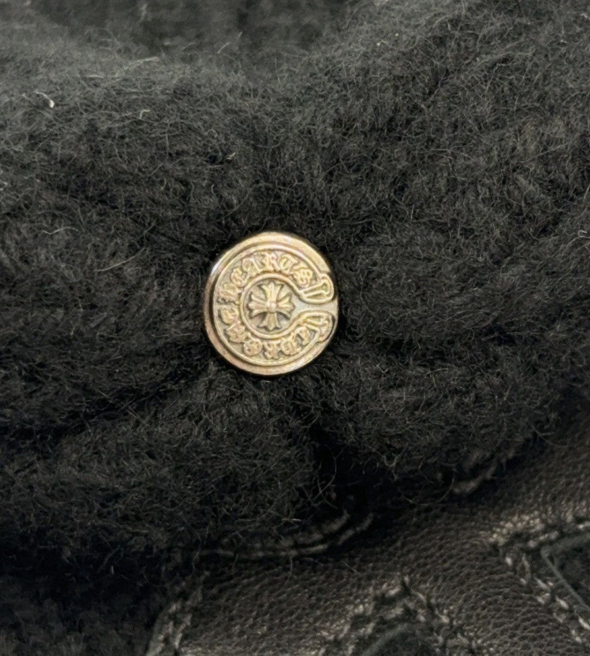 Chrome Hearts Leather Cross Patch Beanie, photo 5