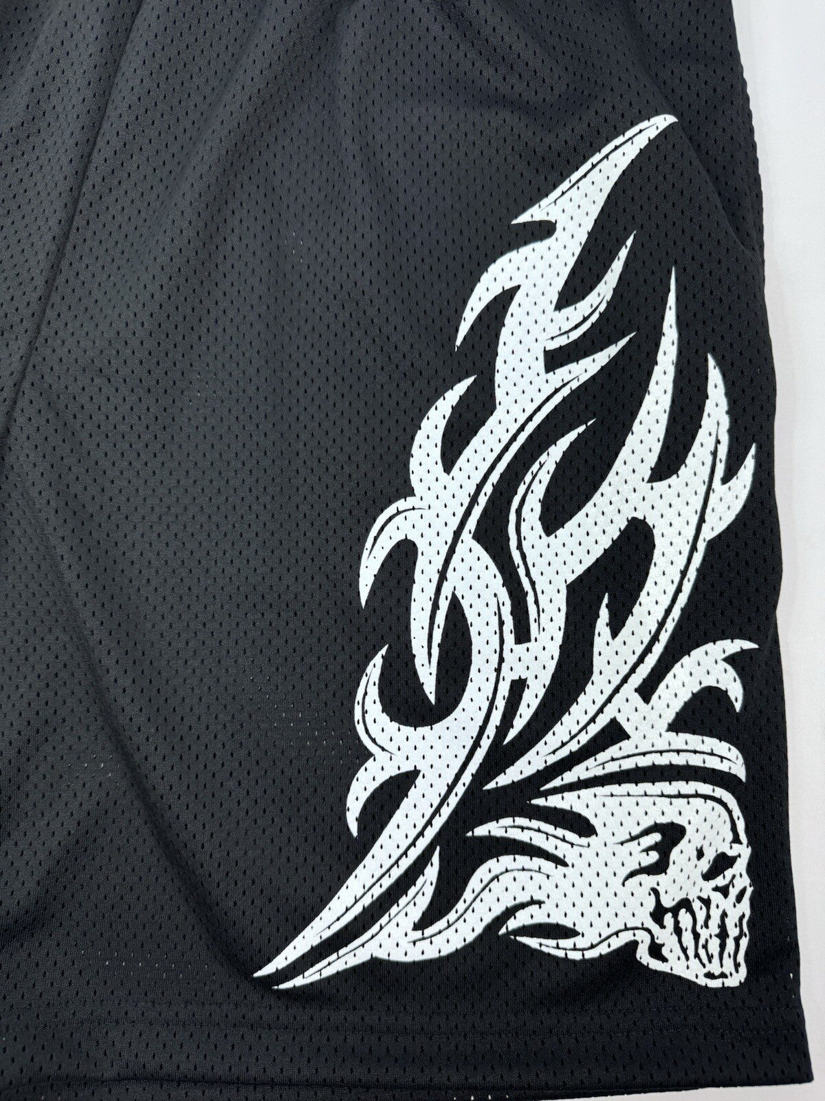Warren Lotas Skull Print Mesh Shorts, photo 3