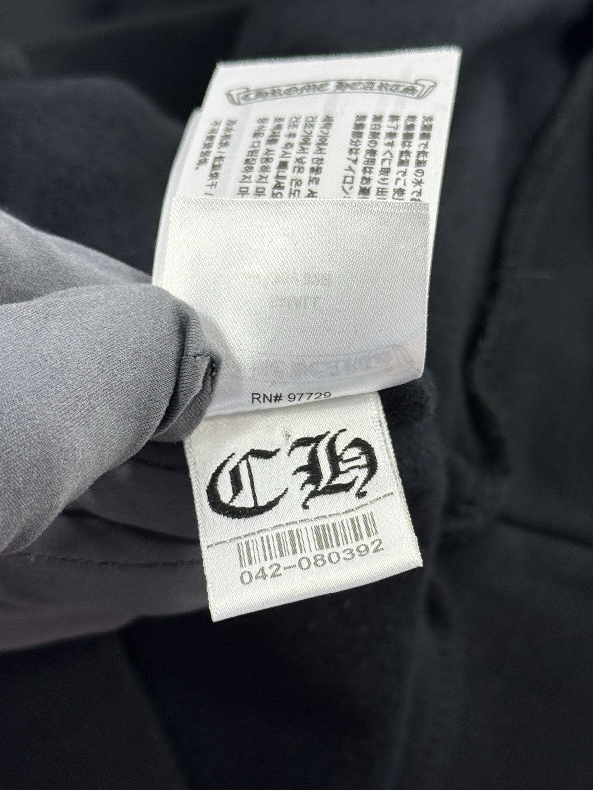 Chrome Hearts Cannes Exclusive Black Logo Print Hoodie, photo 6