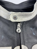 Satoshi Nakamoto Truck Stop Moto Biker Leather Jacket, photo 6