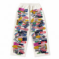 Satoshi Nakamoto Codex Print Leather Pants, photo 1