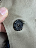 Prada Brown Beige Gabardine Work Jacket، الصورة 9