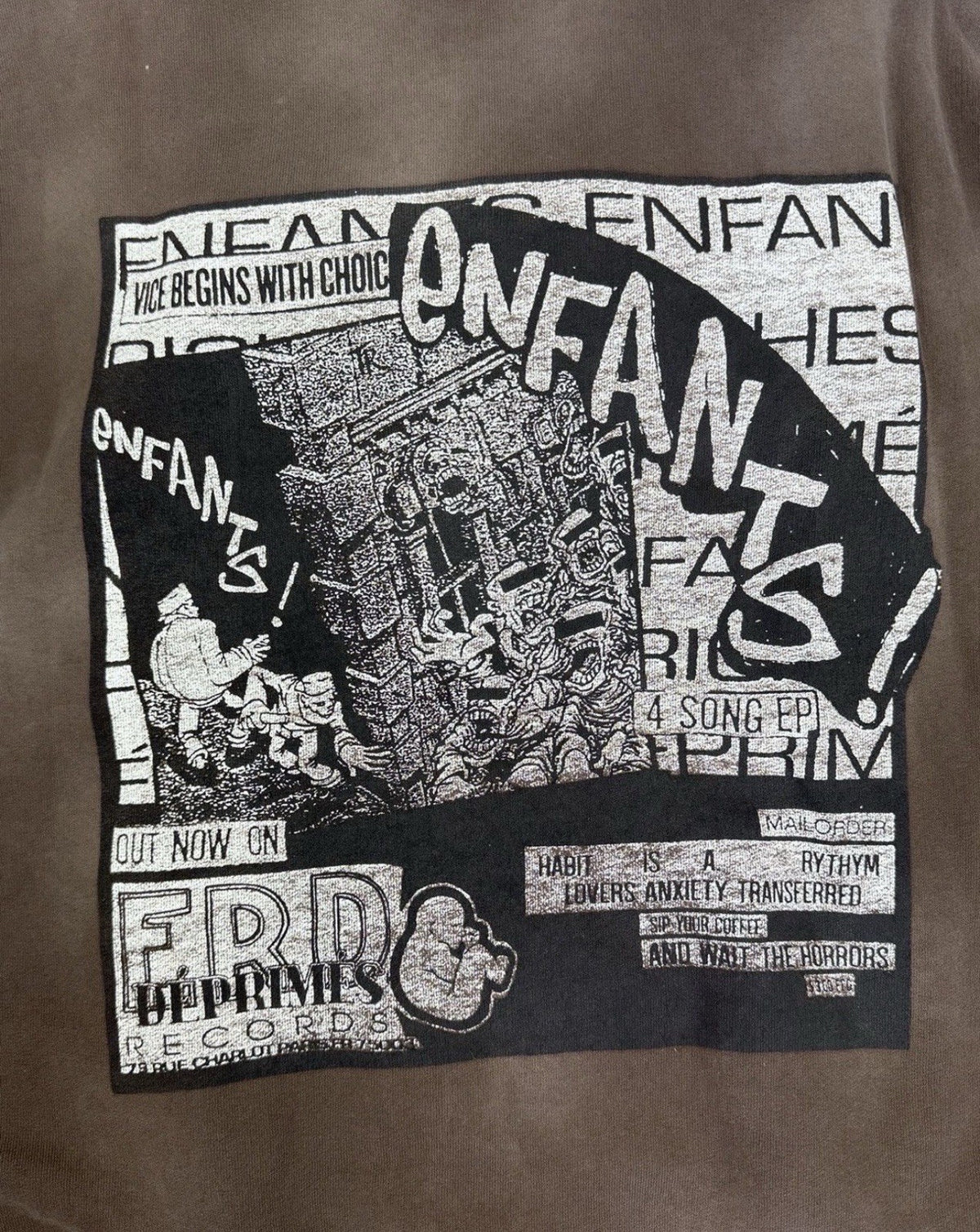Enfants Riches Deprimes ERD Records Graphic Print Hoodie, photo 6