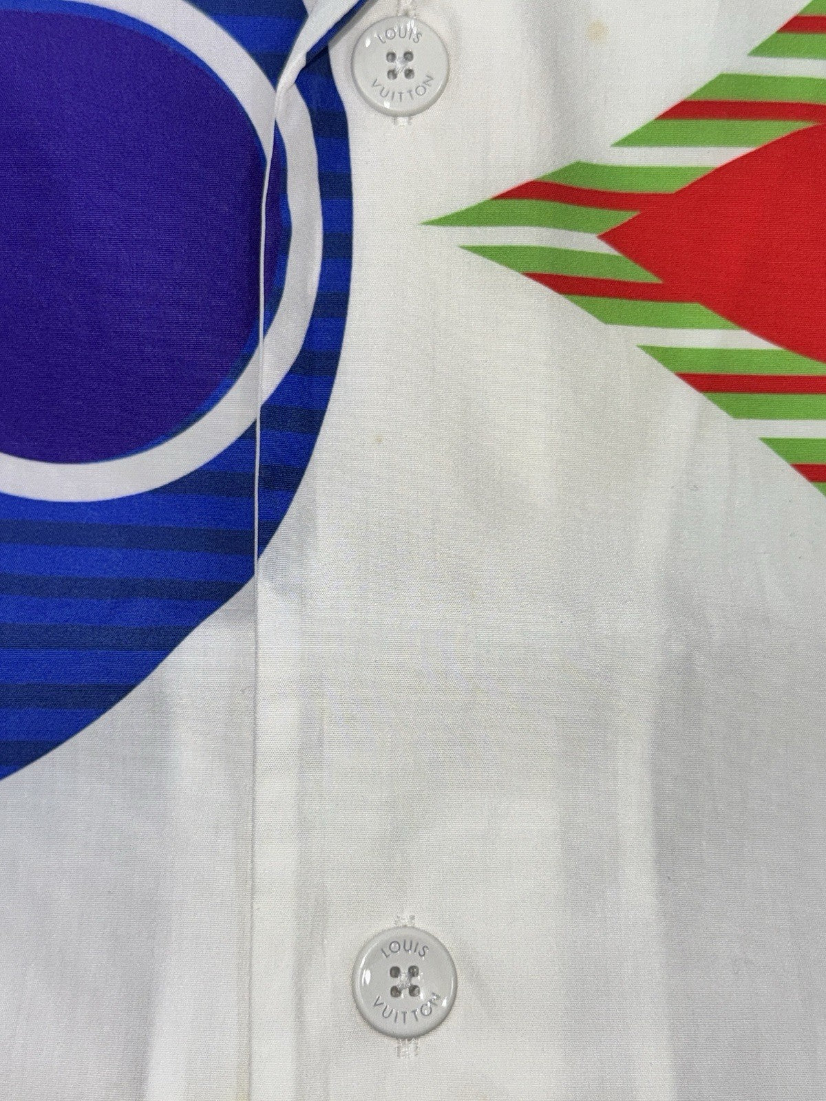 Louis Vuitton 2020 Multicolor Monogram Open Collar Short-Sleeve Shirt, photo 4