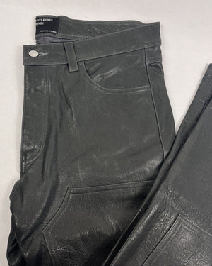 Enfants Riches Deprimes Soft Leather Slim Fit Panelled Trousers（写真6）
