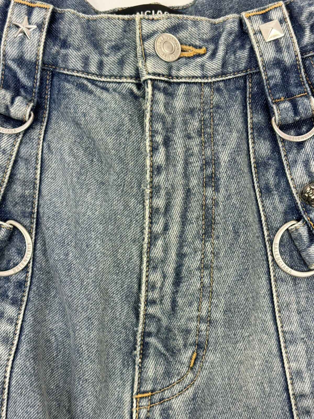 Balenciaga 2 in 1 Raver Japan Denim Jeans / Shorts, photo 11