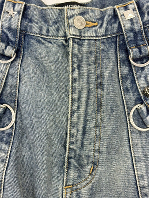 Balenciaga 2 in 1 Raver Japan Denim Jeans / Shorts, photo 11