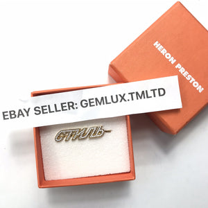 Heron Preston CTNMB Crystals Hair Pin, photo 6
