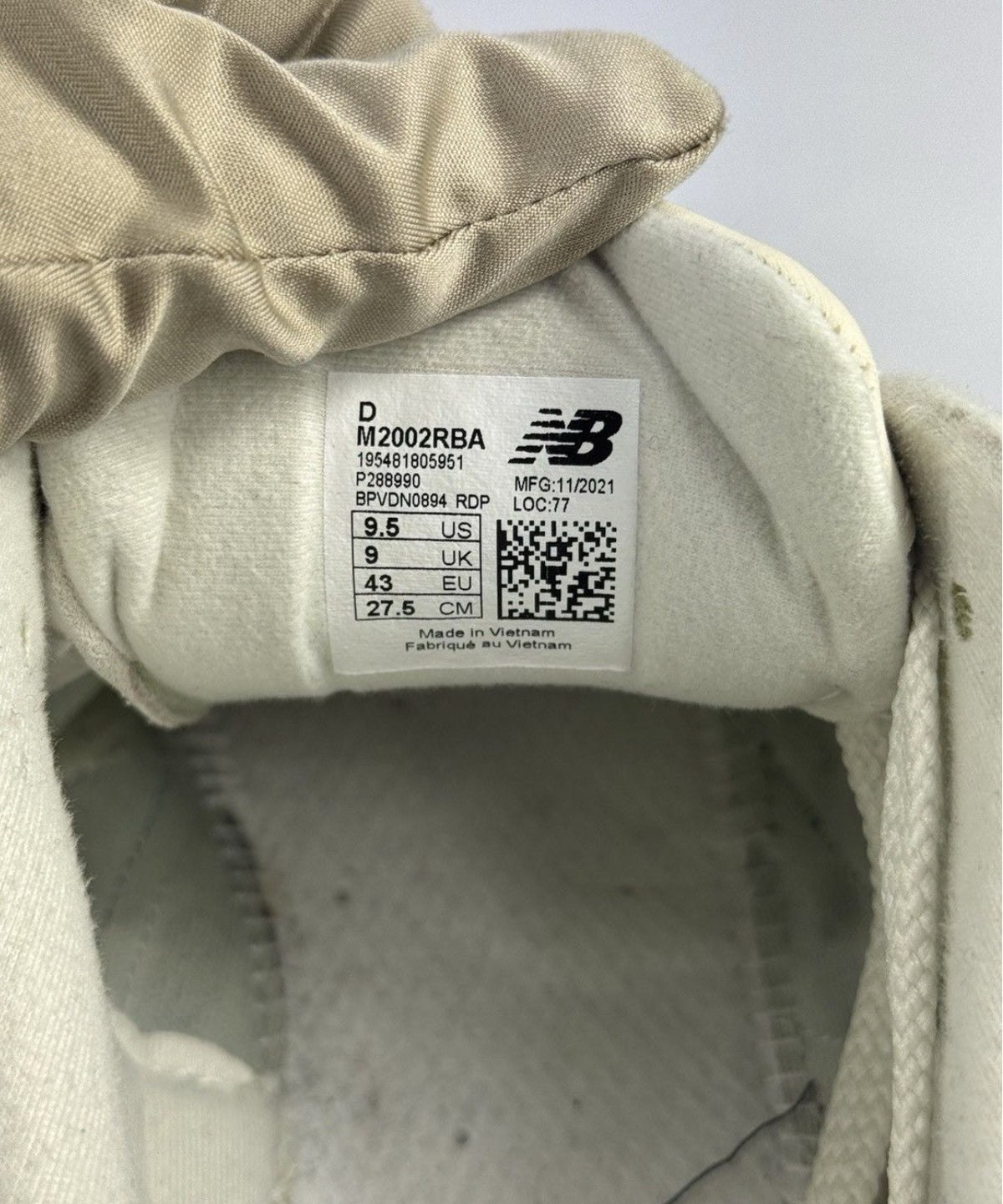 New Balance 2002R x The Basement Stone Grey Sneakers, photo 6