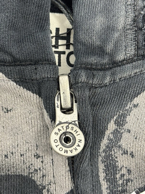 Satoshi Nakamoto Lots Boys Printed Distressed Zip-Up Hoodie، الصورة 8