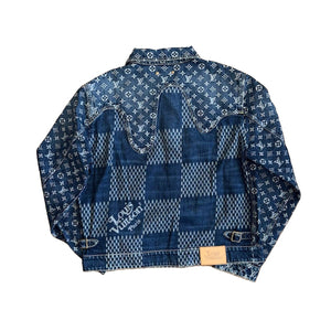 Louis Vuitton x Nigo Monogram Blue Denim Jacket（写真2）