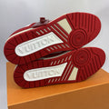 Louis Vuitton x Virgil Abloh Red Classic Sneakers، الصورة 6