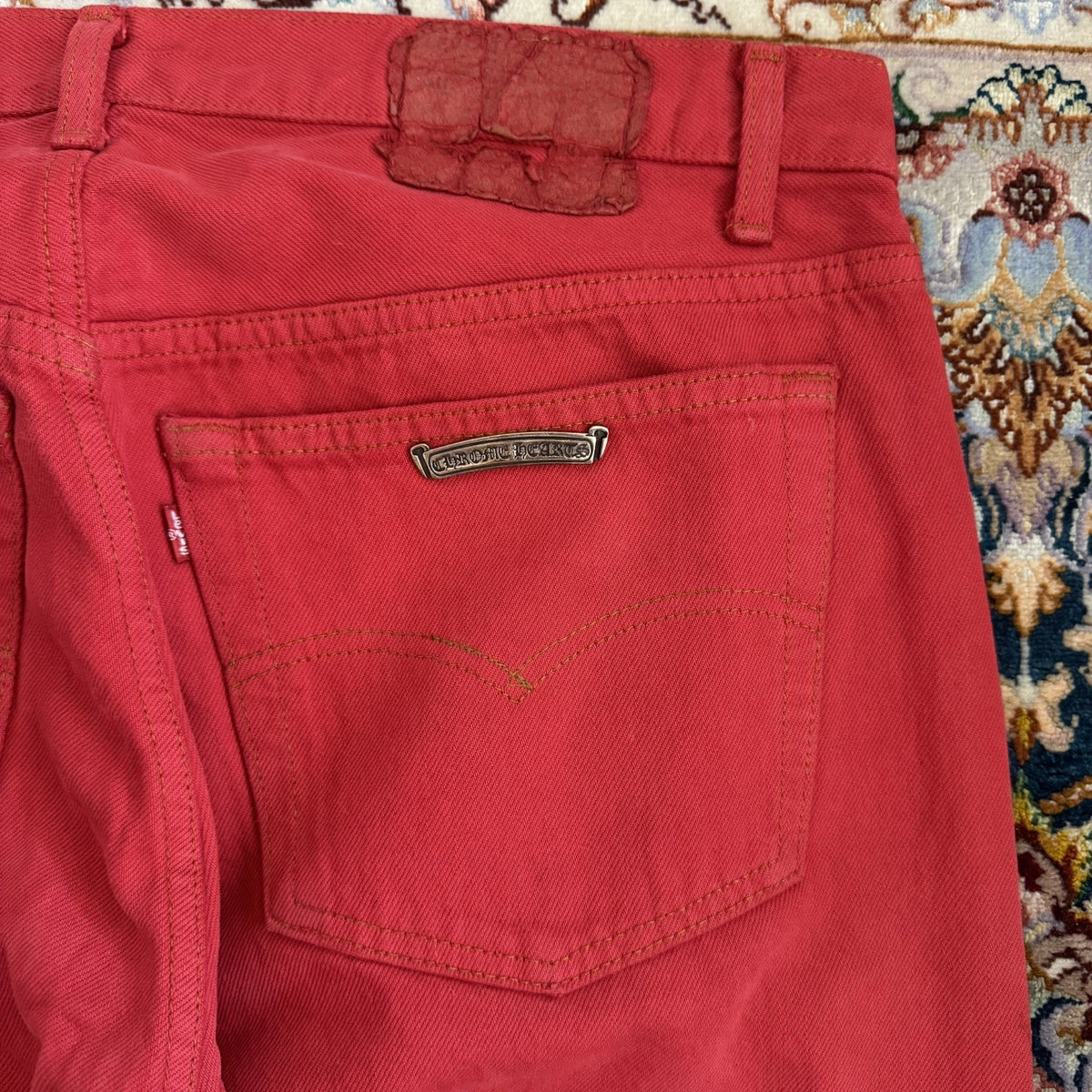 Chrome Hearts Leather Cross Patch Jeans, photo 7