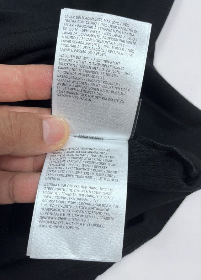 Moncler x Fragment Hiroshi Fujiwara Black Maglia T-Shirt, photo 12
