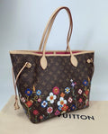 Louis Vuitton x Takashi Murakami Monogram Flower Print Neverfull MM Bag M13271（写真3）