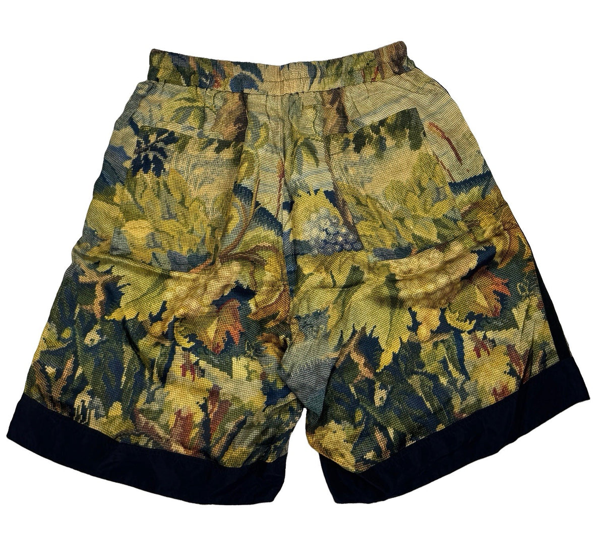 Dries Van Noten Parrot Print Satin Shorts, photo 2