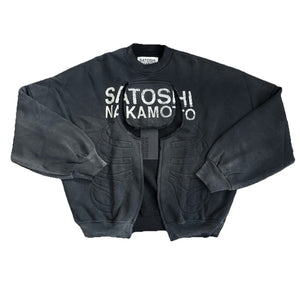 Satoshi Nakamoto Bone Crewneck Sweater، الصورة 1