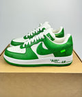 Louis Vuitton x Air Force 1 Green Trainers by Virgil، الصورة 5