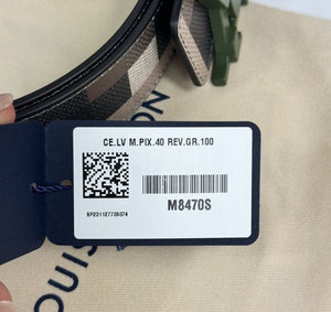 Louis Vuitton x Pharrell LV Mega Pixel Camouflage 40MM Reversible Belt, photo 9