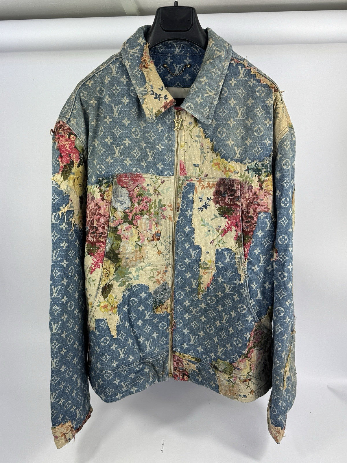 Louis Vuitton x Virgil Abloh Floral Monogram Padded Denim Jacket, photo 2