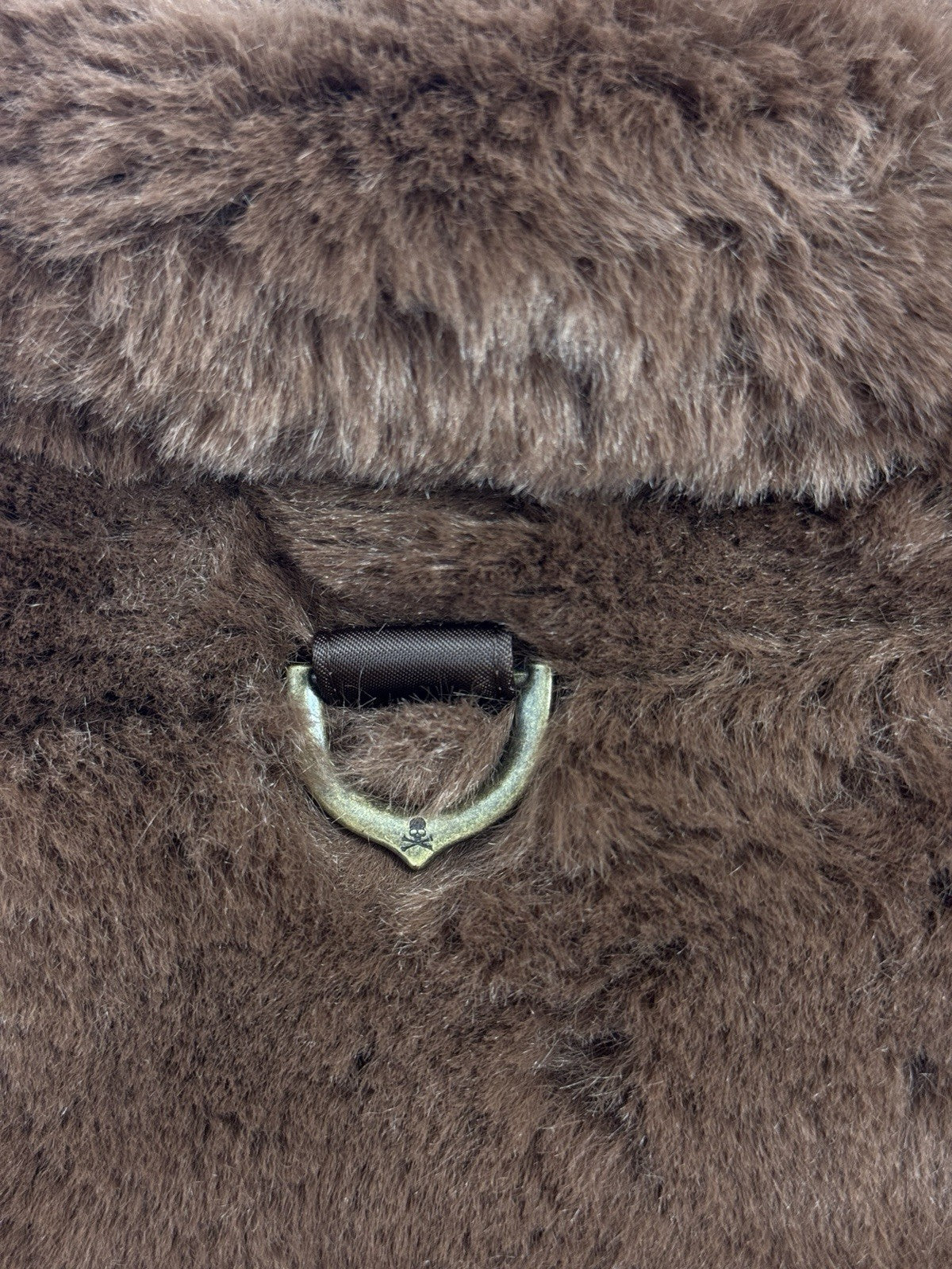 Mastermind World Faux Fur Skull Back Jacket, photo 8
