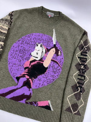 Supreme x Yohji Yamamoto Tekken Olive Sweater, photo 3