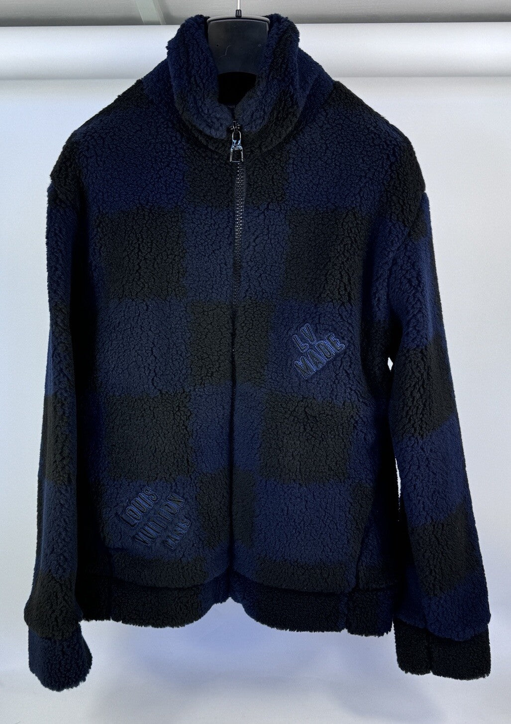 Louis Vuitton x Nigo Jacquard Damier Fleece Navy Blouson, photo 2