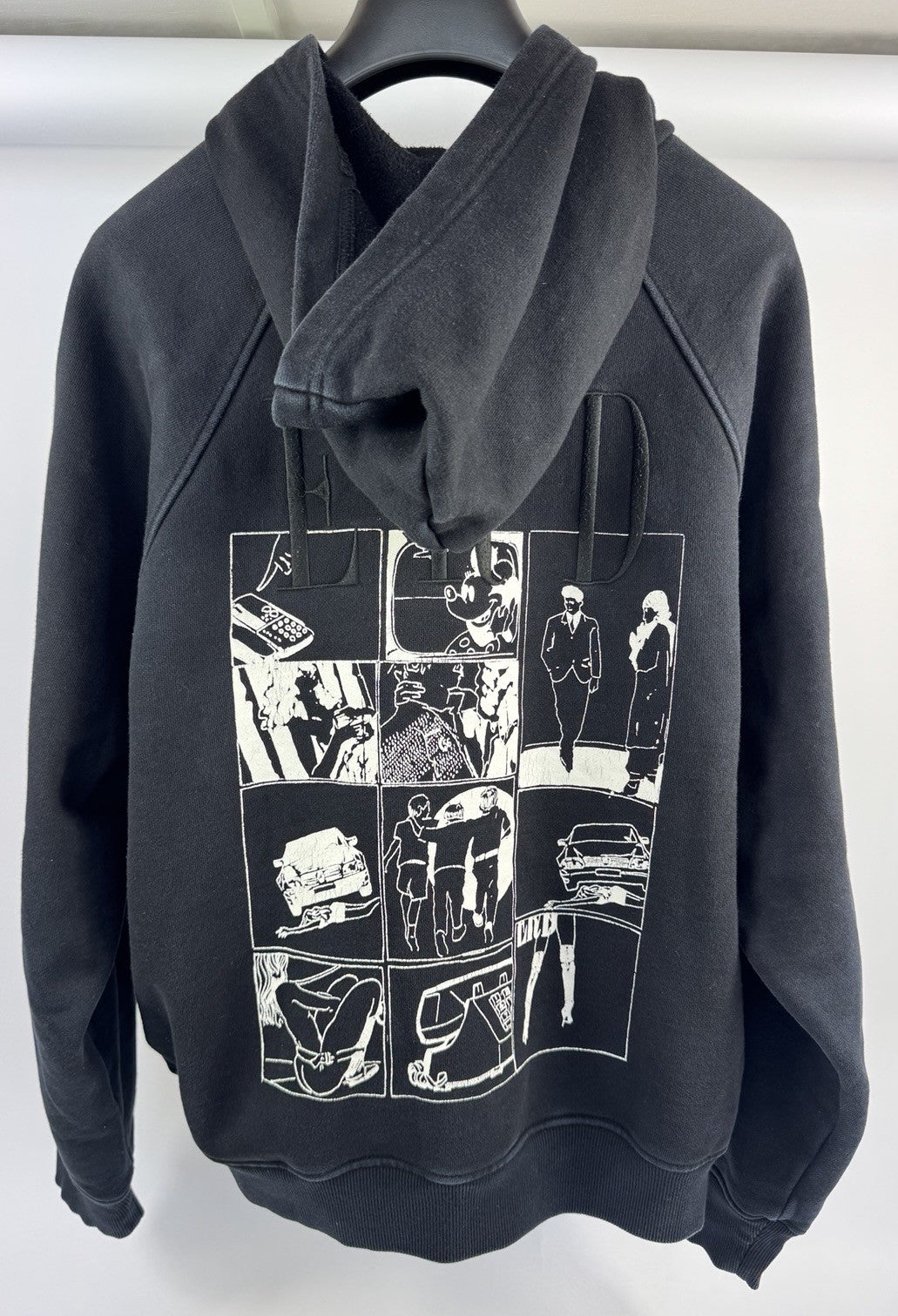 Enfants Riches Deprimes Embroidered Comic Print Oversized Hoodie, photo 4
