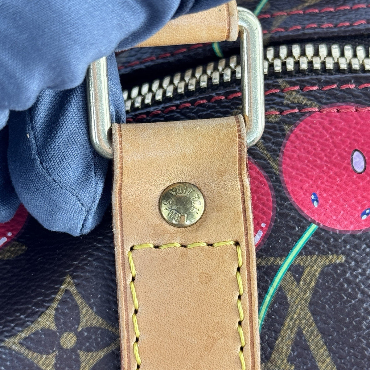 Louis Vuitton x Takashi Murakami Cherry Monogram 45 Keepall Duffle 2005 Cerises, photo 19
