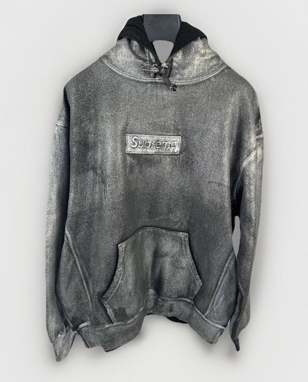 Supreme x MM6 Foil Box Logo Hoodie, photo 2