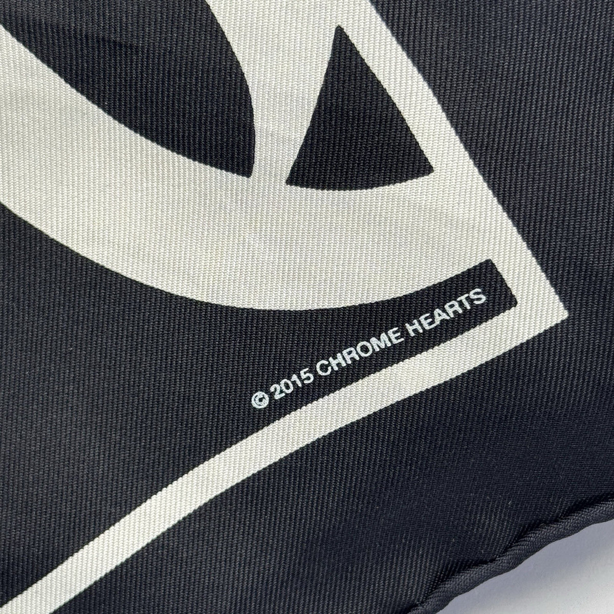 Chrome Hearts Logo Cross Print Silk Scarf 100 x 100cm, photo 5